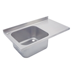 FMK 1200 x 650 Catering Sink and Drainer Top