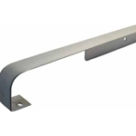Kitchen worktop butt joint, 30mm high, satin anodised aluminium