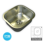 ETROUNO 340U Stainless Steel Undermount Bowl