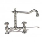paini baroc traditional kitchen bridge mixer tap gold