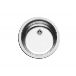 Reginox Inset Kitchen Sink Round Bowl Polished Finish