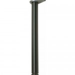 black finish breakfast bar leg, ø 60 mm x 870 mm height