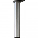low table leg 510 mm high  ø 60 mm chrome