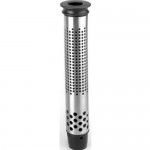 300mm (12) upstand stainer waste stainless steel"