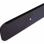 kitchen breakfast bar end cap trim,900mm x 40mm raduis 6mm black