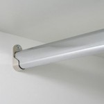 double wardrobe hanging rail set