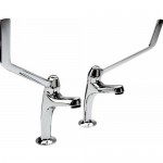 high neck eblow long lever pillar taps