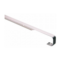 3mm Raduis square kitchen worktop butt joint 40mm high, satin 