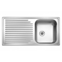 reginox pr160s duchess single bowl sink and drainer stainless steel