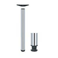 breakfast bar leg 870mm - satin steel