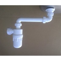 fmk 1.25" remote running space saver trap kit for hand sinks"