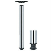 breakfast bar leg 870mm - chrome steel