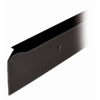 kitchen worktop corner joint, 40mm high, matt black aluminium