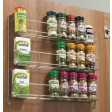 Kitchen Door Triple Spice & pack Rack tier spice rack 188mm